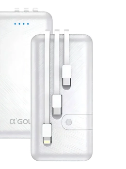 Carregador Portátil 10.000mah Adaptador 3 Entradas