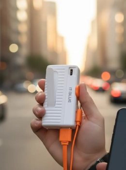 Carregador Portátil IPHONE x TIPO C 5000mah