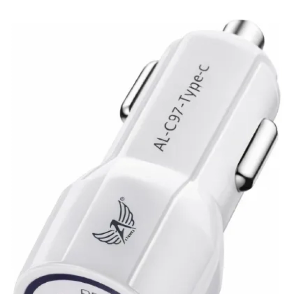 Carregador Veicular 2 Usb Ltomex Al-c97-c 5.1a 2em1 Branco Branco