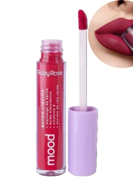 Batom Líquido Mood - Ruby Rose Ácido Hialurônico e Karite