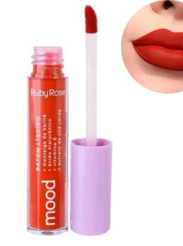 Batom Líquido Mood - Ruby Rose Ácido Hialurônico e Karite
