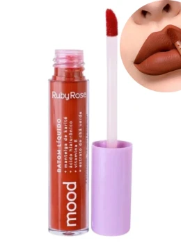 Batom Líquido Mood - Ruby Rose Ácido Hialurônico e Karite