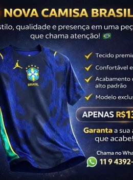 Camisa Seleção copa 26 (tailandesa 1.1)