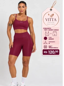 CONJUNTO TOP+ SHORT LONGO