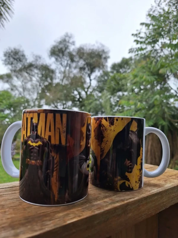Caneca Branca Personalizada Batman – Herói DC