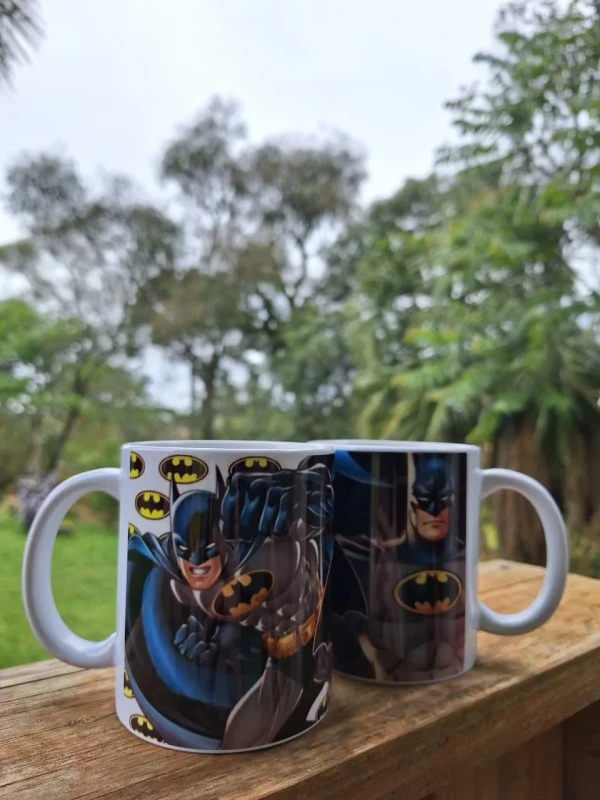 Caneca Branca Personalizada Batman – Herói DC