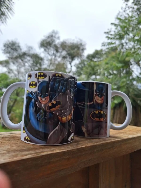 Caneca Branca Personalizada Batman – Herói DC