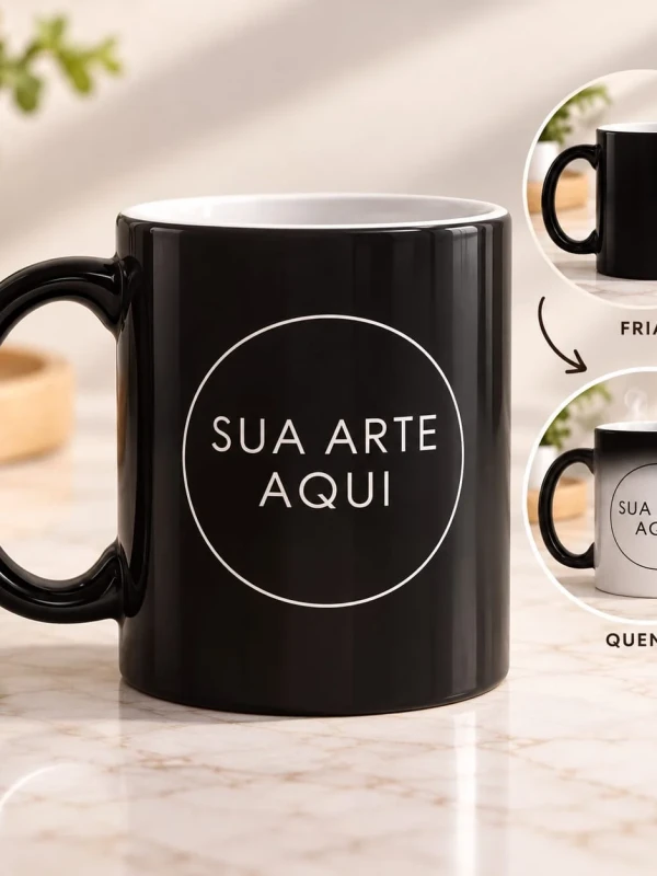 Caneca Mágica Personalizada — Revele Sua Arte com Calor