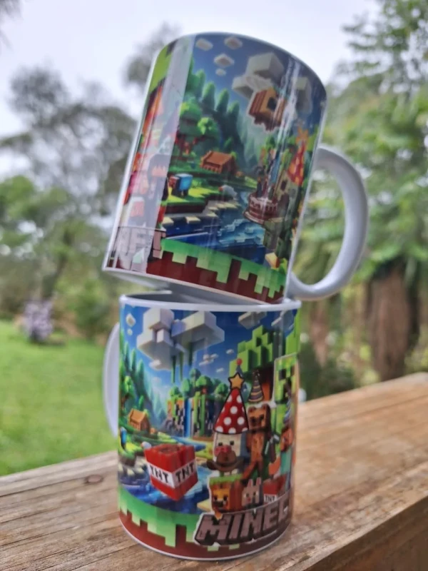 Caneca Personalizada Gamer – Roblox e Minecraft