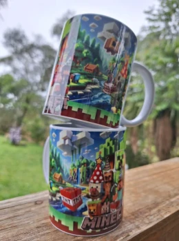 Caneca Personalizada Gamer – Roblox e Minecraft