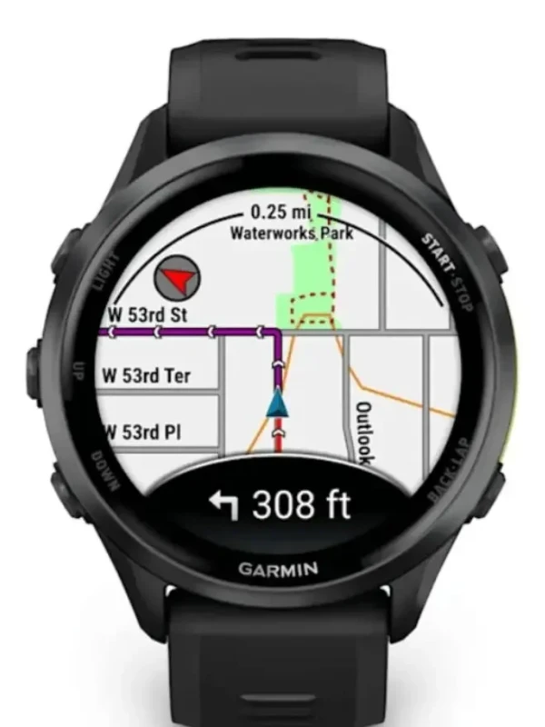 Relógio Garmin Forerunner 970 47mm Preto