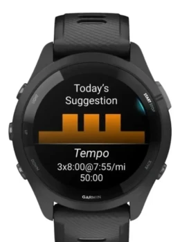 Relógio Garmin Forerunner 265 Music AMOLED Preto 46mm