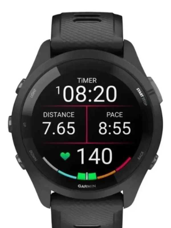 Relógio Garmin Forerunner 265 Music AMOLED Preto 46mm