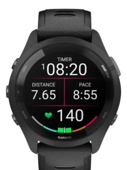 Relógio Garmin Forerunner 265 Music AMOLED Preto 46mm