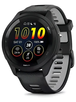 Relógio Garmin Forerunner 265 Music AMOLED Preto 46mm