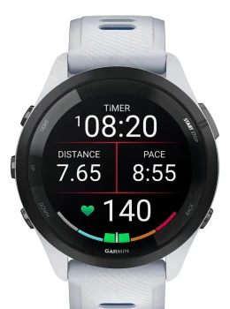 Relógio Garmin Forerunner 265 Music Branco 46mm