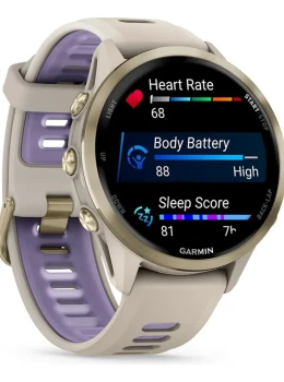 Relógio Garmin Forerunner 970 47mm Soft Gold