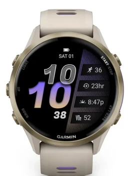Relógio Garmin Forerunner 970 47mm Soft Gold