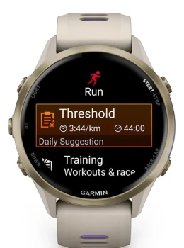 Relógio Garmin Forerunner 970 47mm Soft Gold