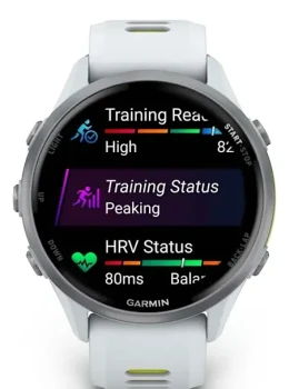 Relógio Garmin Forerunner 970 47mm Branco/Amarelo
