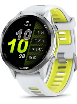 Relógio Garmin Forerunner 970 47mm Branco/Amarelo