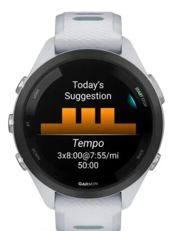 Relógio Garmin Forerunner 265s Music Branco 42mm