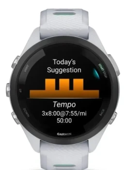 Relógio Garmin Forerunner 265s Music Branco 42mm