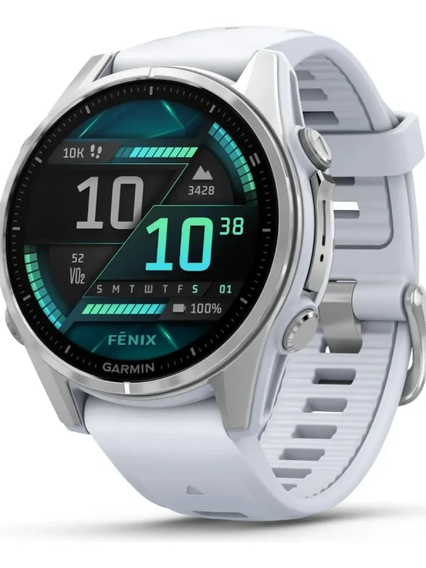 Relógio Garmin Fênix 8 Amoled Branco 43mm