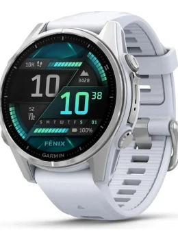 Relógio Garmin Fênix 8 Amoled Branco 43mm