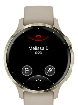 Relógio Garmin Venu 3s Cinza Dourado 41mm
