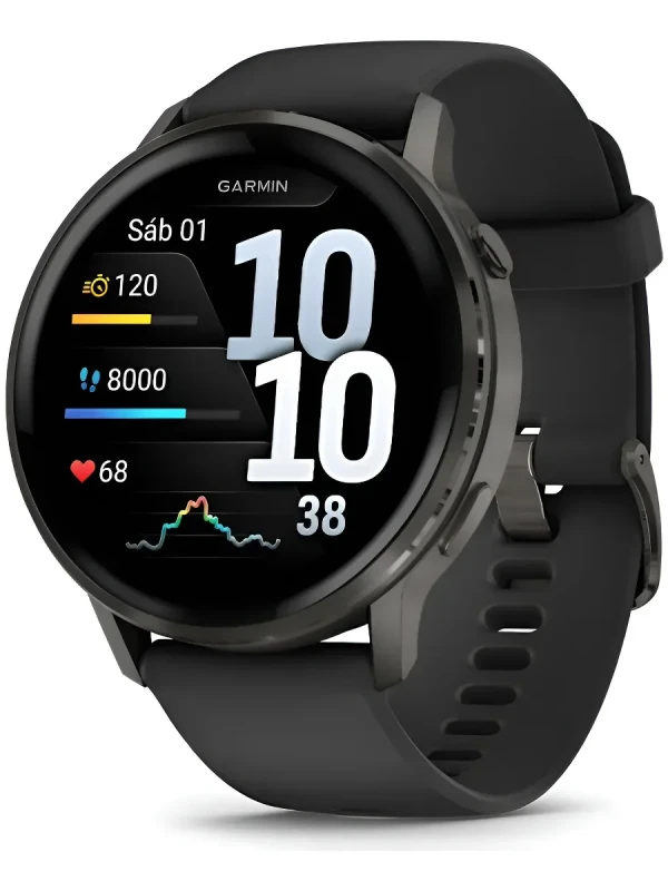 Relógio Garmin Venu 4 Preto 45mm
