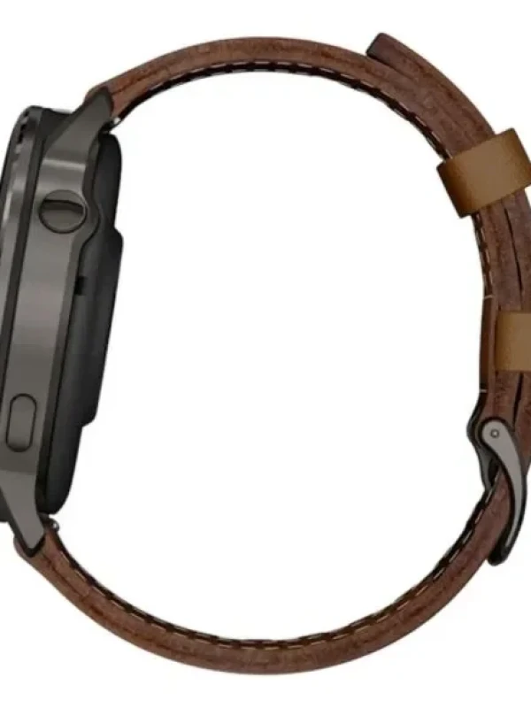 Relógio Garmin Venu 4 Preto 45mm Pulseira Extra de Couro