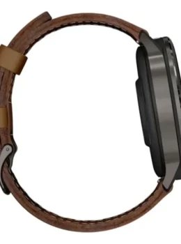 Relógio Garmin Venu 4 Preto 45mm Pulseira Extra de Couro