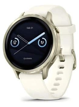 Relógio Garmin Venu 4 Lunar Gold 41mm