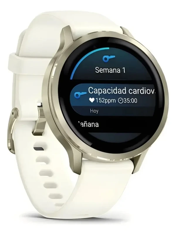 Relógio Garmin Venu 4 Lunar Gold 41mm