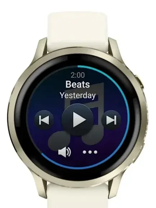 Relógio Garmin Venu 4 Lunar Gold 41mm