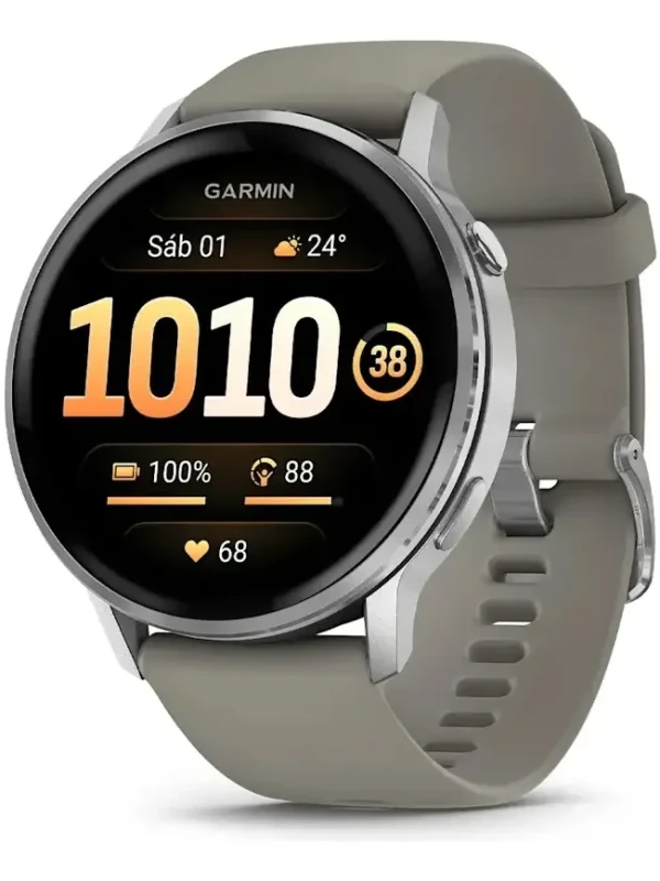 Relógio Garmin Venu 4 Cinza 45mm