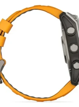 Relógio Garmin Fênix 8 Amoled Saphire 51mm Laranja