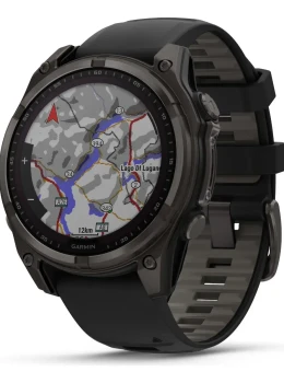 Relógio Garmin Fênix 8 Saphire Solar 47mm Carbon Gray