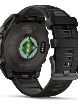 Relógio Garmin Fênix 8 Saphire Solar 47mm Carbon Gray