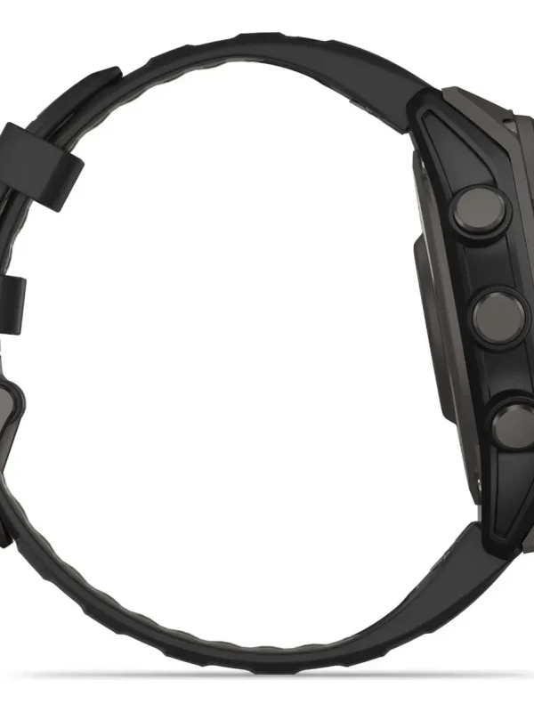 Relógio Garmin Fênix 8 Saphire Solar 47mm Carbon Gray