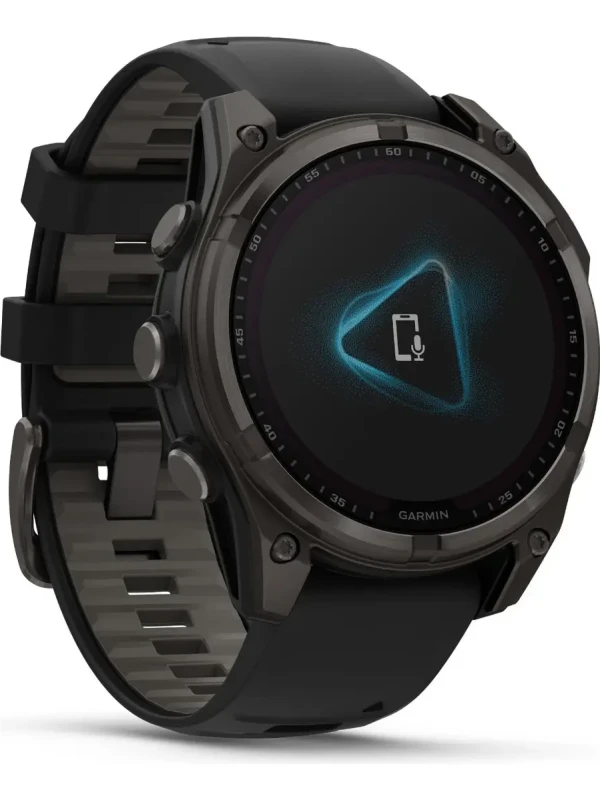 Relógio Garmin Fênix 8 Saphire Solar 47mm Carbon Gray