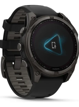 Relógio Garmin Fênix 8 Saphire Solar 47mm Carbon Gray