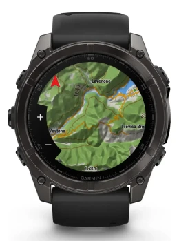 Relógio Garmin Fênix 8 Amoled Saphire 51mm Carbon Gray