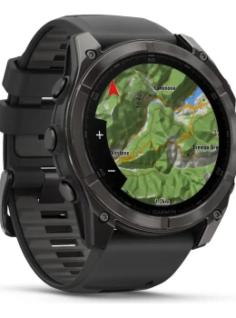 Relógio Garmin Fênix 8 Amoled Saphire 51mm Carbon Gray
