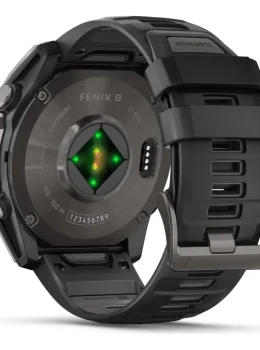 Relógio Garmin Fênix 8 Amoled Saphire 51mm Carbon Gray