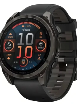Relógio Garmin Fênix 8 Amoled Saphire 47mm Carbon Gray