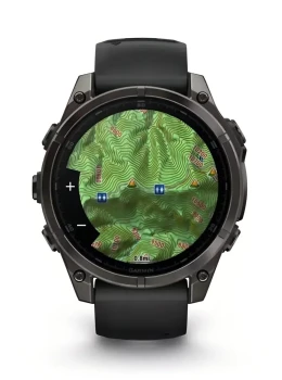 Relógio Garmin Fênix 8 Amoled Saphire 47mm Carbon Gray