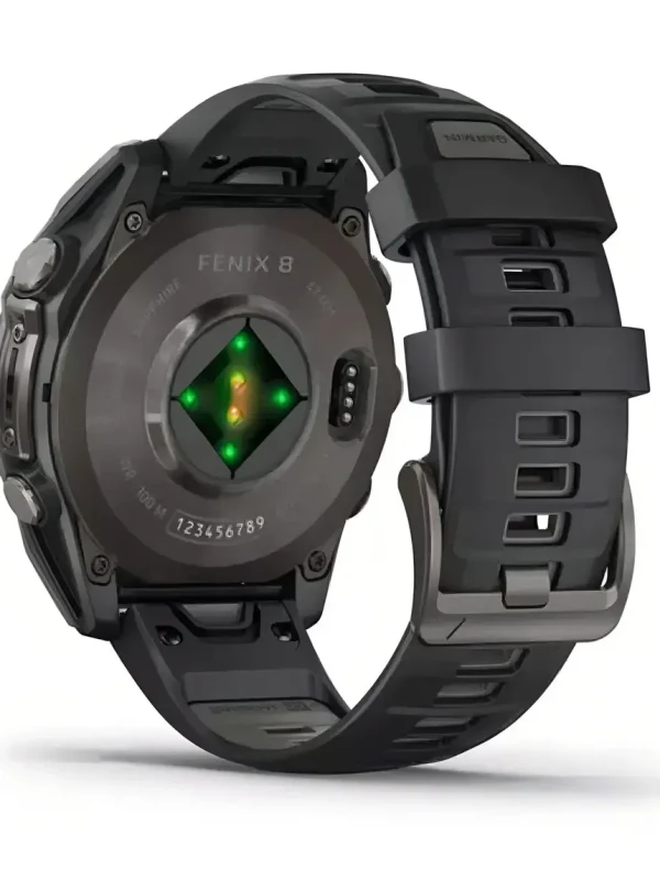 Relógio Garmin Fênix 8 Amoled Saphire 47mm Carbon Gray