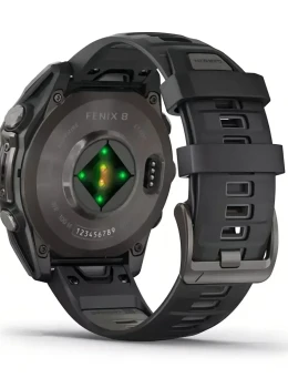 Relógio Garmin Fênix 8 Amoled Saphire 47mm Carbon Gray